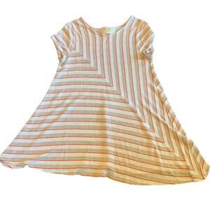 Anthropologie Womens Puella vertical stripes top size Medium